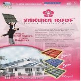 Merek Sakura Roof Pasang genteng Metal